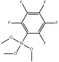 TRIMETHOXY(PENTAFLUOROPHENYL)SILANE Structural