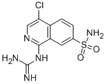 1-GUANIDINO-4-CHLORO-7-SULFAMOYL-ISOQUINOLINE