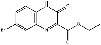 ETHYL 7-BROMO-3-OXO-3,4-DIHYDROQUINOXALINE-2-CARBOXYLATE Structural