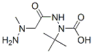 Hydrazinecarboxylic acid, 2-[(1-methylhydrazino)acetyl]-, 1,1-dimethylethyl Structural