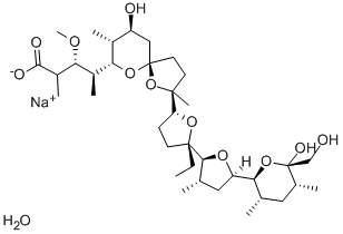 Monensin sodium salt Structural