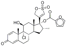 (11β,16α,17α)-9-Chloro-17-(2,2-dioxido-5H-1,2-oxathiol-4-yl)-17-[(2-furanylcarbonyl)oxy]-11-hydroxy-16-Methyl-androsta-1,4-dien-3-one