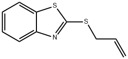 Benzothiazole, 2-(2-propenylthio)- (9CI) Structural