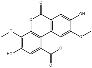 3,3'-di-O-methylellagic acid Structural