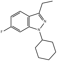 1-CYCLOHEXYL-3-ETHYL-6-FLUORO-1H-INDAZOLE