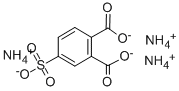 4-SULFOPHTHALIC ACID TRIAMMONIUM SALT Structural