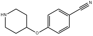 4-(PIPERIDIN-4-YLOXY)BENZONITRILE Structural