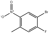 4-Bromo-5-fluoro-2-nitrotoluene Structural