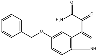 5-BENZYLOXYINDOLE-3-GLYOXYLAMIDE