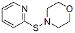 Morpholine, 4-(2-pyridinylthio)- (9CI) Structural