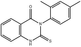 3-(2,4-DIMETHYL-PHENYL)-2-MERCAPTO-3H-QUINAZOLIN-4-ONE Structural