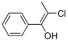 Benzenemethanol, alpha-(1-chloroethylidene)-, (alphaZ)- (9CI) Structural