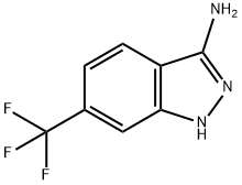 3-AMINO-6-(TRIFLUOROMETHYL)-1H-INDAZOLE Structural