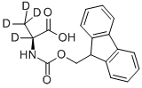 L-ALANINE-2,3,3,3-D4-N-FMOC Structural