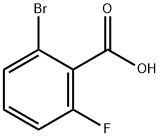 2-Bromo-6-fluorobenzoic acid Structural Picture