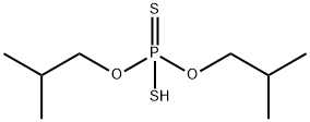 O,O-diisobutyl hydrogen dithiophosphate Structural
