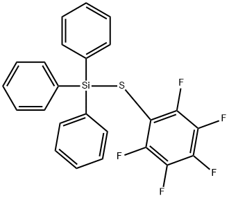 [(Pentafluorophenyl)thio]triphenylsilane