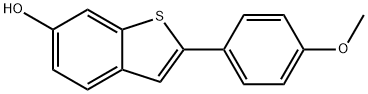 2-(4-METHOXY PHENYL)BENZOTHIOPHENE-6-OL Structural