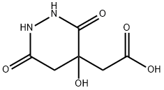 Hexahydro-4-hydroxy-3,6-dioxopyridazine-4-acetic acid Structural