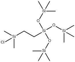 [TRIS(TRIMETHYLSILOXY)SILYLETHYL]DIMETHYLCHLOROSILANE Structural