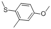 4-METHOXY-2-METHYL-1-METHYLSULFANYL-BENZENE Structural