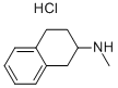 1,2,3,4-Tetrahydro-N-methyl-2-naphthalenamine hydrochloride Structural