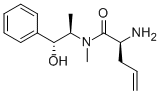 (2S)-AMINO-N-[(1R,2R)-2-HYDROXY-1-METHYL-2-PHENYLETHYL]-N-METHYL-4-PENTENAMIDE