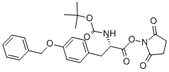 BOC-TYR(BZL)-OSU Structural