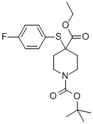 1-tert-Butyl-4-ethyl 4-(4-fluorophenylthio)piperidine-1,4-dicarboxylate