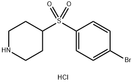 4-[(4-BROMOPHENYL)SULFONYL]PIPERIDINEHYDROCHLORIDE(MINIMUM90%PURITY)
