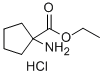 1-AMINO-CYCLOPENTANECARBOXYLIC ACID ETHYL ESTER HCL Structural