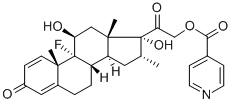 Dexamethasone Isonicotinate Structural