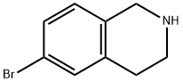 6-bromo-1,2,3,4-tetrahydroisoquinoline Structural