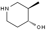 trans-4-Hydroxy-3-methylpiperidine Structural
