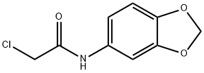 N-BENZO[1,3]DIOXOL-5-YL-2-CHLORO-ACETAMIDE Structural