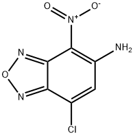 5-AMINO-7-CHLORO-4-NITROBENZOFURAZAN Structural