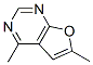 Furo[2,3-d]pyrimidine, 4,6-dimethyl- (8CI,9CI) Structural