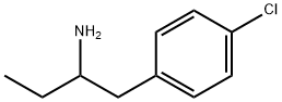 1-(4-chlorophenyl)-2-aminobutane Structural