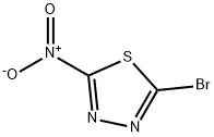 2-Bromo-5-nitro-1,3,4-thiadiazole Structural