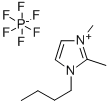 1-BUTYL-2,3-DIMETHYLIMIDAZOLIUM HEXAFLUOROPHOSPHATE Structural