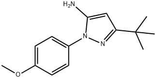 5-TERT-BUTYL-2-(4-METHOXY-PHENYL)-2H-PYRAZOL-3-YLAMINE Structural