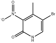 5-BROMO-2-HYDROXY-3-NITRO-4-PICOLINE Structural Picture