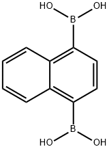 NAPHTHALENE-1,4-DIBORONIC ACID Structural