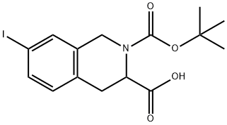 2-BOC-7-IODO-1,2,3,4-TETRAHYDROISOQUINOLINE-3-CARBOXYLIC ACID