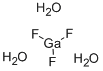 GALLIUM TRIFLUORIDE TRIHYDRATE Structural