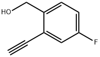 Benzenemethanol, 2-ethynyl-4-fluoro- (9CI) Structural