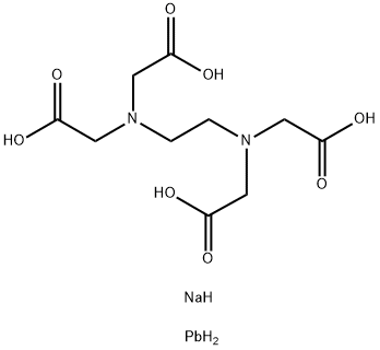 ETHYLENEDIAMINETETRAACETIC ACID DISODIUM LEAD SALT Structural