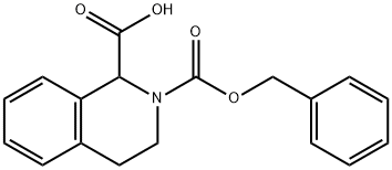 N-CBZ-3,4-DIHYDRO-1H-ISOQUINOLINECARBOXYLIC ACID Structural