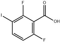 2,6-Difluoro-3-iodobenzoic acid Structural