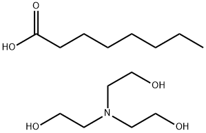 octanoic acid, compound with 2,2',2''-nitrilotriethanol (1:1) Structural
